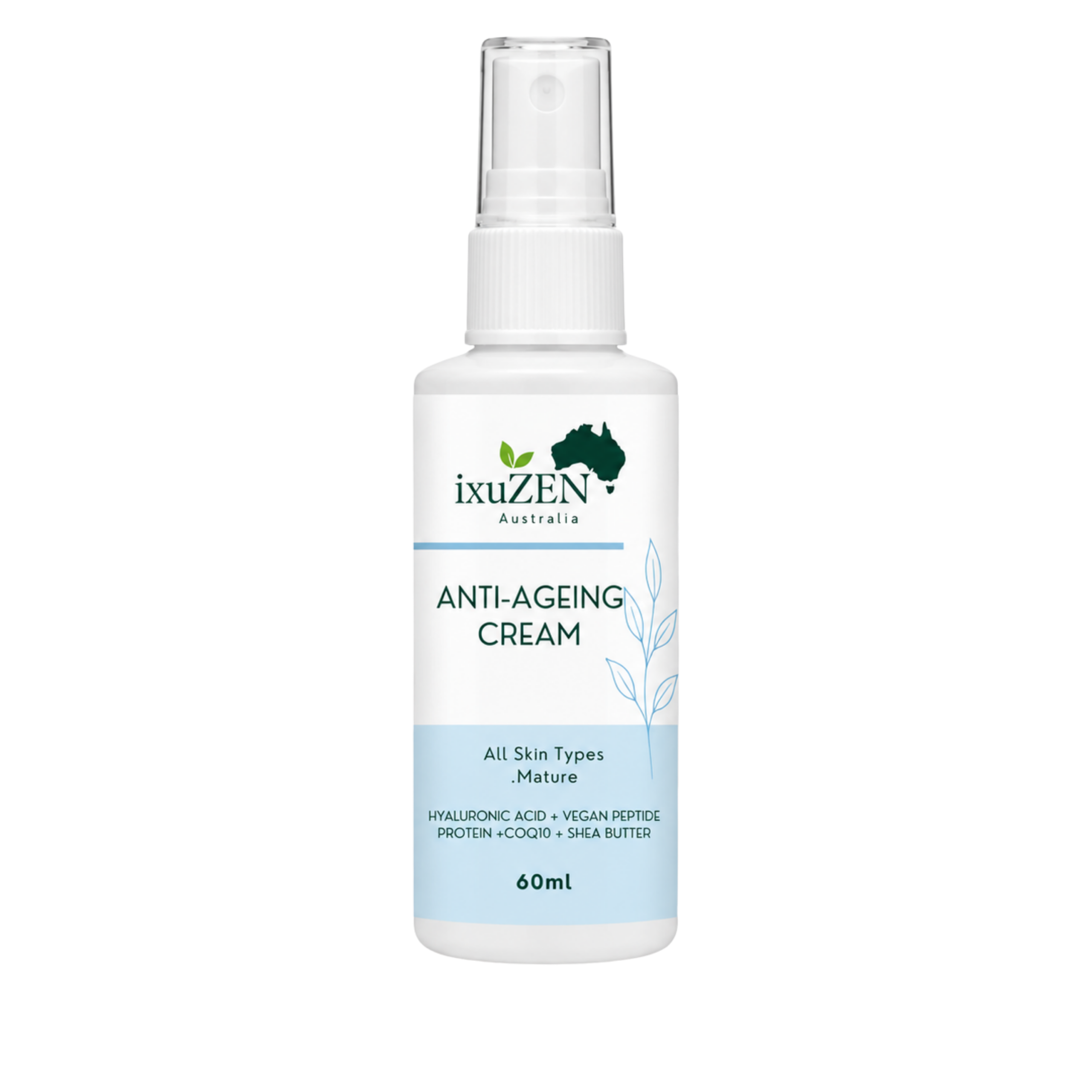 Anti-Ageing Cream 60mL | Hyaluronic Acid & Peptides